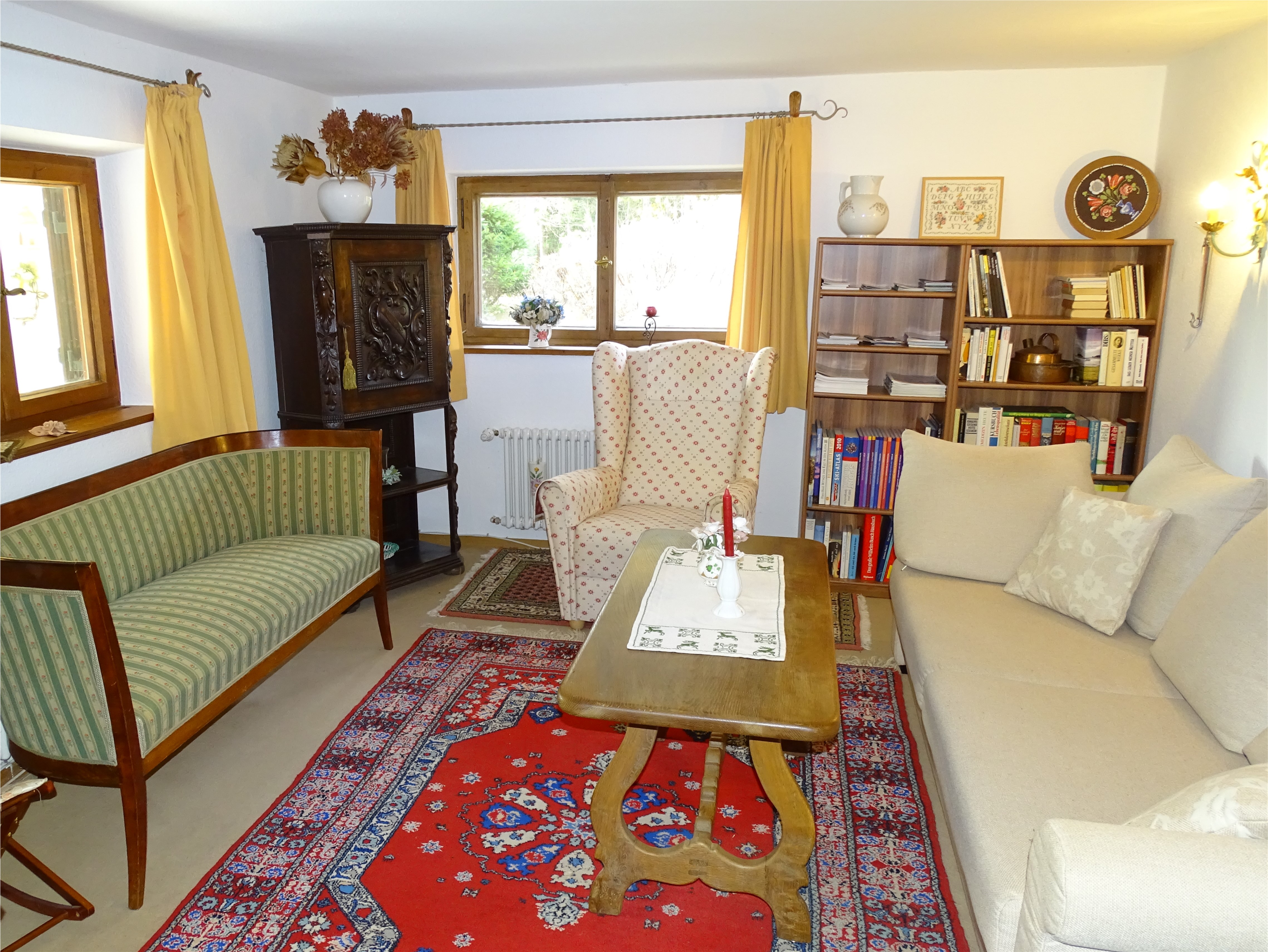 FeWo Wallbergblick Wohnzimmer